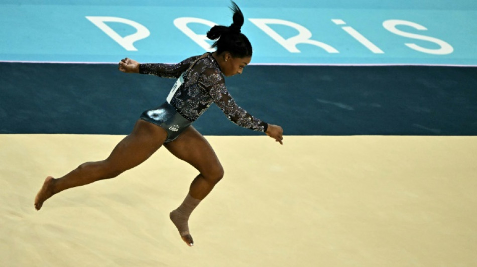 JO/Gymnastique: le premier show &eacute;poustouflant de Simone Biles
