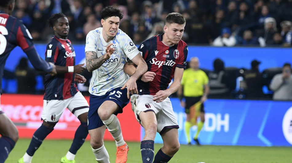 Supercoppa: Inter battuta 4-3 ai rigori, Bologna in finale col Napoli