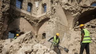 Los palestinos aprovechan la tregua en Gaza para restaurar un monumento histórico dañado