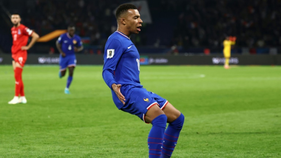 Mbappe on target as France see off Azerbaijan