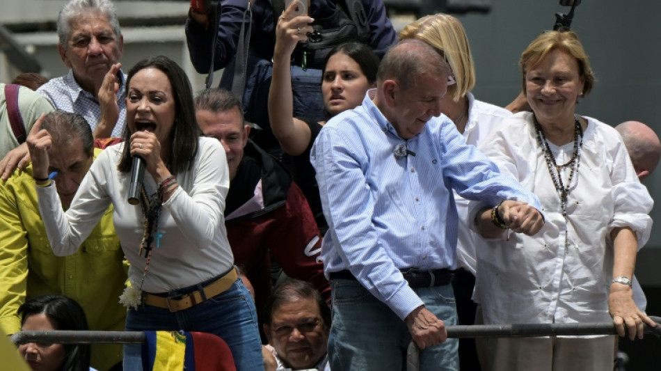 L&iacute;der opositora venezolana Machado convoca a protestas tras declararse en "clandestinidad"