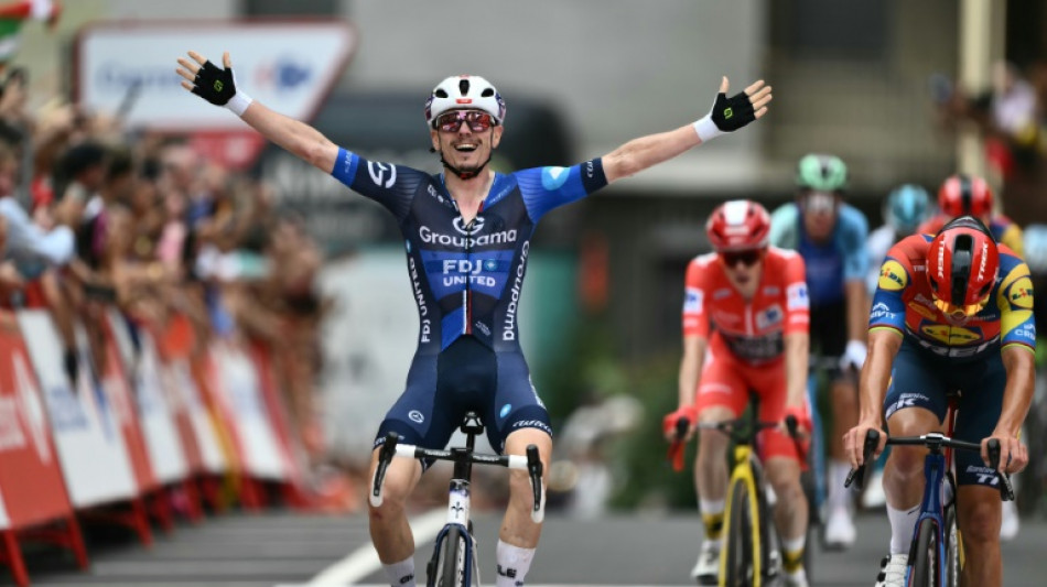 Tour d'Espagne: Gaudu remporte la 3e &eacute;tape, Vingegaard reste en rouge