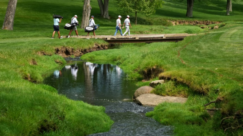 Poston and Gerard share lead at storm-hit PGA Memorial