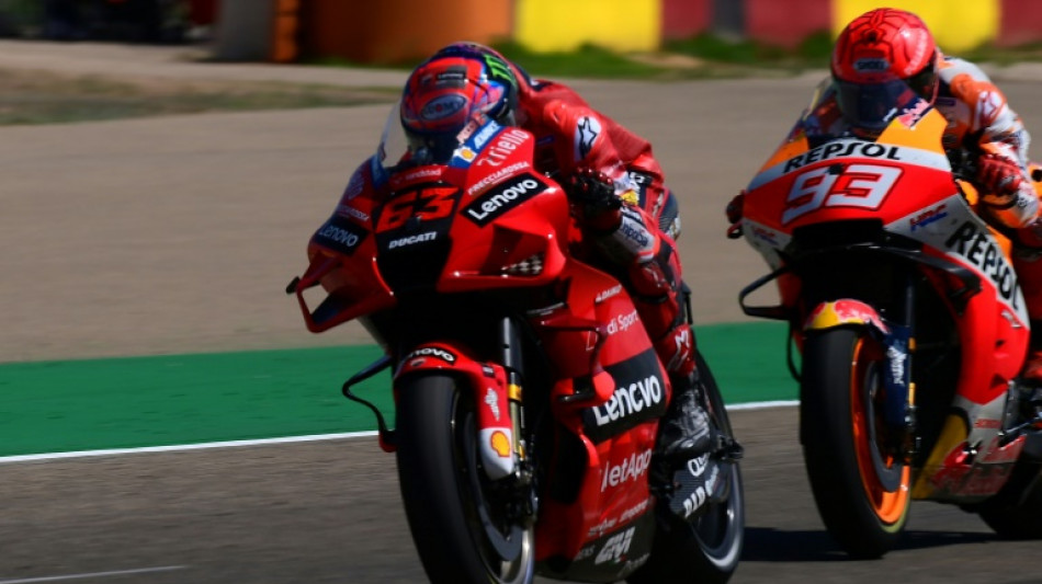 Bagnaia seeks to maintain MotoGP title charge, Marquez returns for Aragon