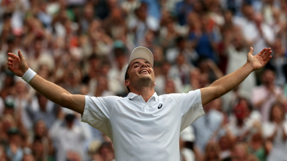Fairytale Fery sinks Dimitrov to make Grand Slam history at Wimbledon