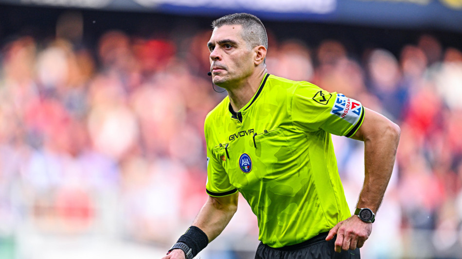 Calcio: Sozza arbitra Roma-Juventus, Fabbri per Inter-Genoa