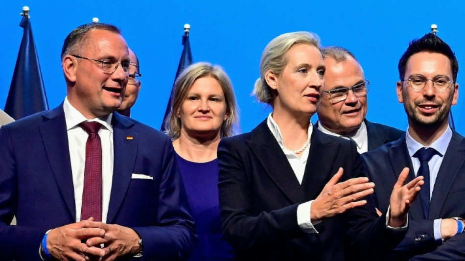 AfD-Parteitag in Erfurt fortgesetzt - Reden von Weidel und Chrupalla
