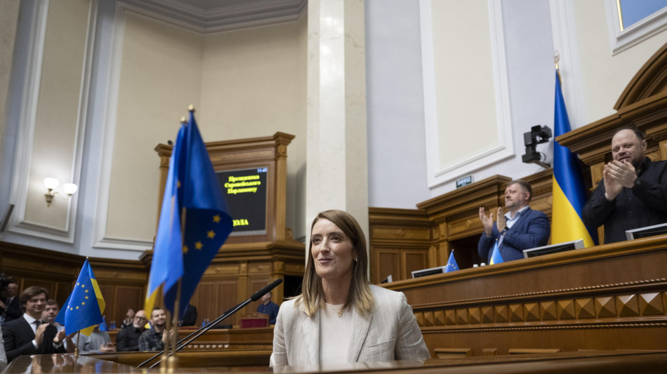 Metsola alla Rada, 'apriamo un ufficio del Pe a Kiev'