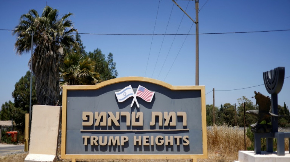 En los "Altos de Trump", los israel&iacute;es quieren a Trump pese al acuerdo con Ir&aacute;n
