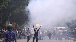 Dutzende Verletzte bei Zusammenst&ouml;&szlig;en zwischen Polizei und Demonstranten in Neu Delhi