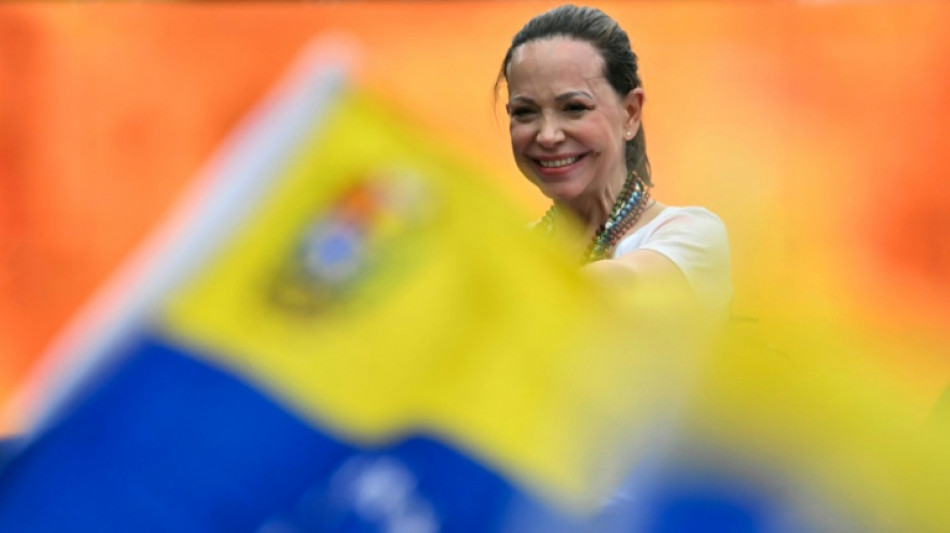 Machado conf&iacute;a en Trump para que haya elecciones en Venezuela y poder ser candidata