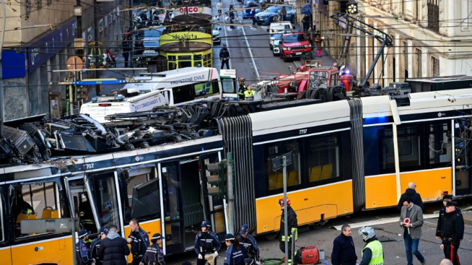 Milan: un tramway d&eacute;raille, faisant deux morts et 38 bless&eacute;s