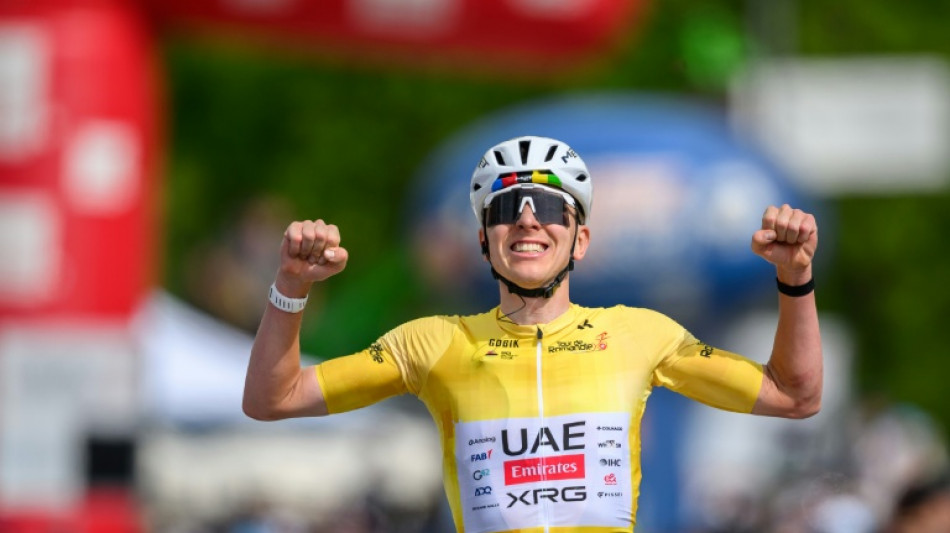 Pogacar wins again to pull clear in Tour of Romandie