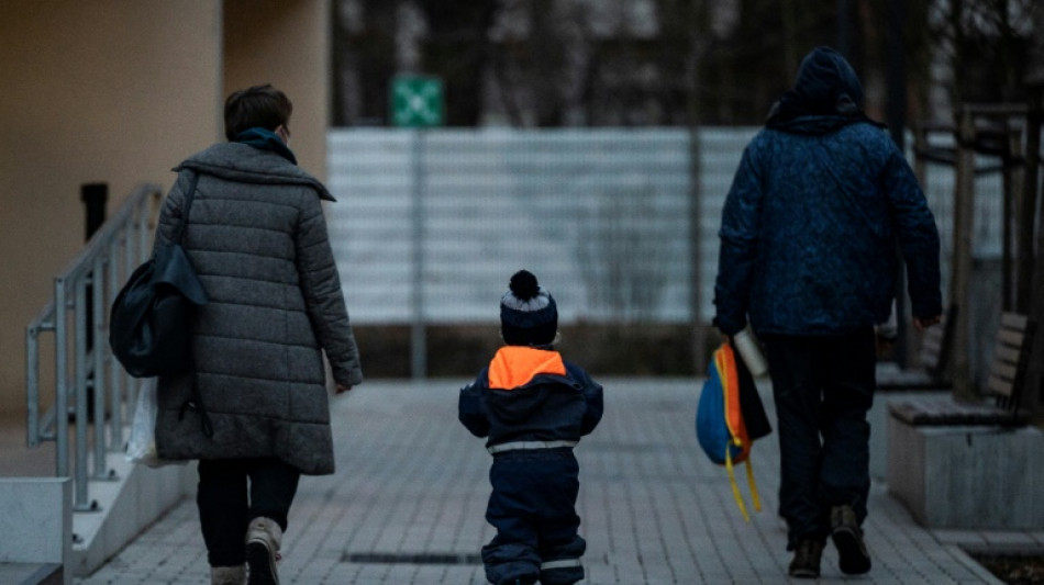 "On ne peut pas rentrer": les premiers r&eacute;fugi&eacute;s ukrainiens en Allemagne