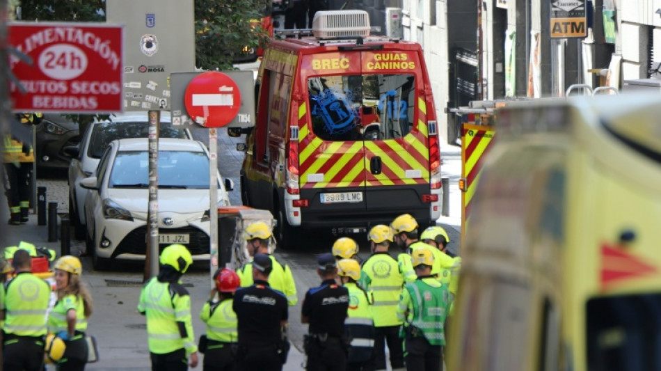 Quatre disparus après l'effondrement partiel d'un immeuble en travaux à Madrid