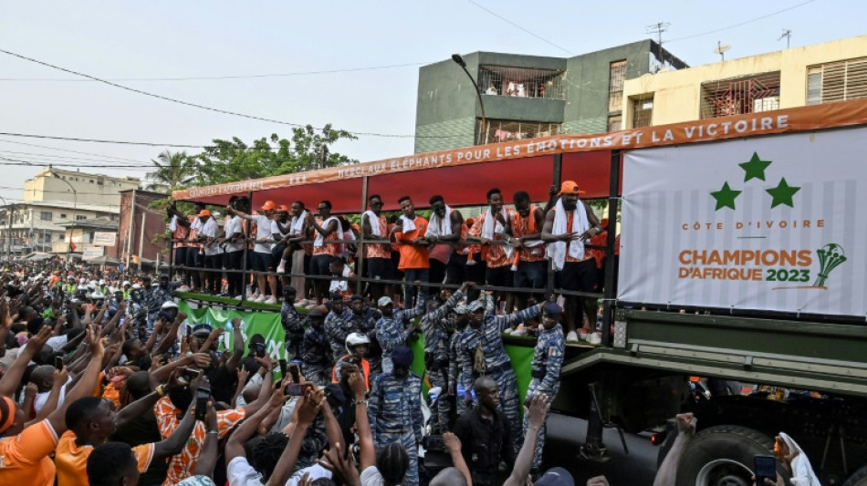 A Abidjan, parade triomphale pour les El&eacute;phants champions d'Afrique