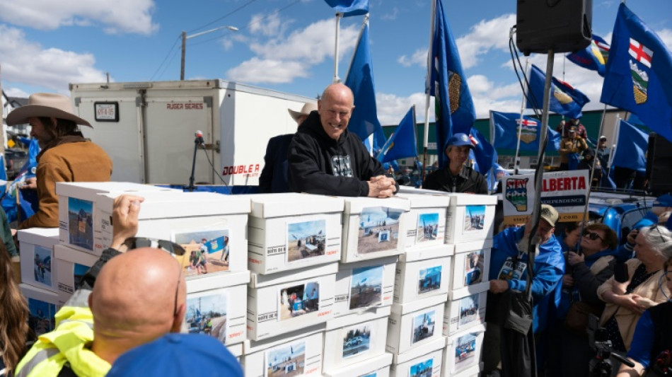 Canada PM compares 'dangerous' Alberta separatist bid to Brexit