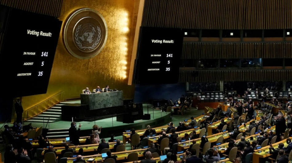 L'ONU "exige" massivement de la Russie l'arr&ecirc;t de la guerre en Ukraine