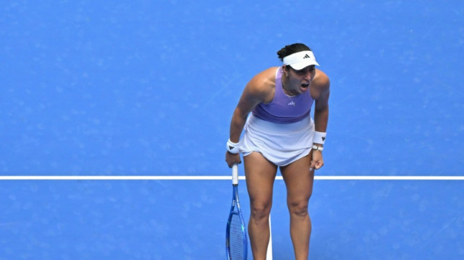Sabalenka battles to keep Wuhan record alive, Pegula survives marathon