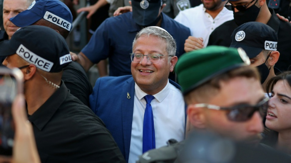 Ben Gvir, ministre et imp&eacute;tueuse star de l'extr&ecirc;me droite isra&eacute;lienne