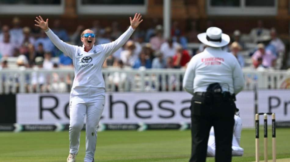 England's Ecclestone glad to get 'one-up' on brother with five-wicket Lord's haul
