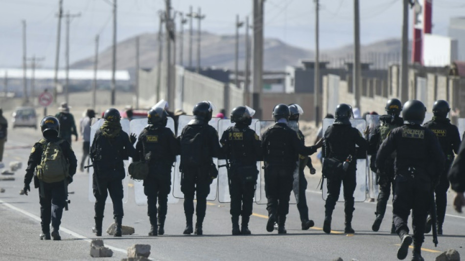 Manifestations au P&eacute;rou: l'&eacute;tat d'urgence en vigueur &agrave; Lima 