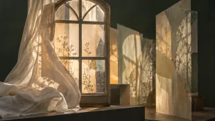 Vier K&uuml;nstlerinnen gestalten Ausstellung zu Fenstern auf Schloss Agathenburg