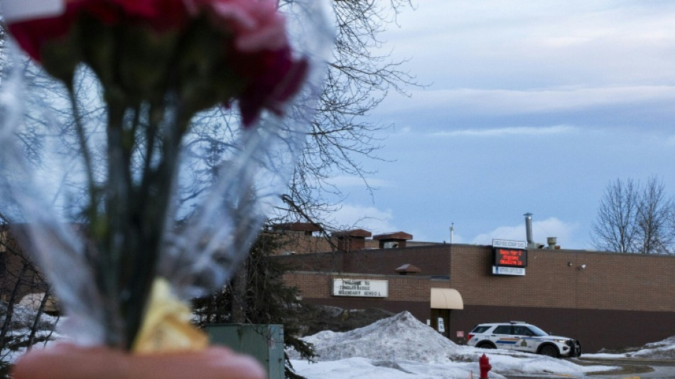 Tearful Canadian mother mourns daughter before Carney visits town shaken by killings