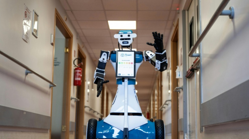 'Alter-Ego': An Italian hospital's little robot carer