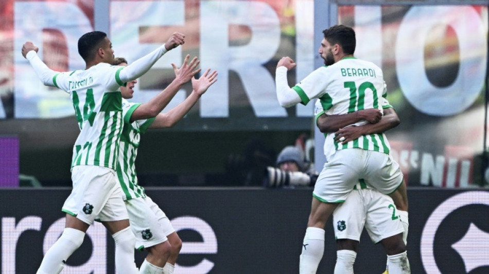 Milan's title defence in tatters after home humbling by Sassuolo