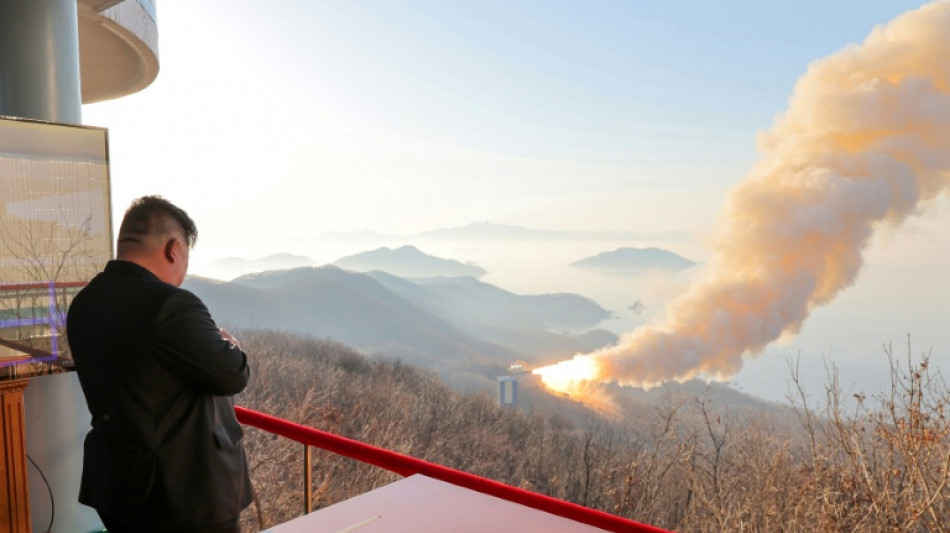 North Korea's Kim oversees test of high-thrust engine: state media