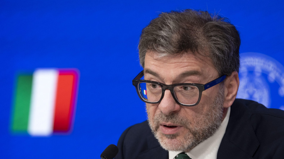 Giorgetti, Pil meglio di altri, nostre politiche efficaci