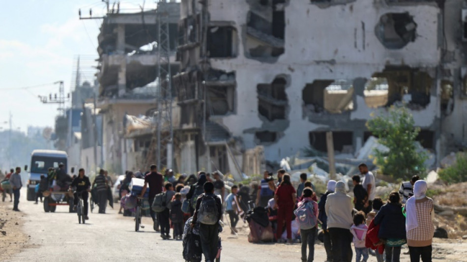 Palestinos del norte de Gaza huyen aterrorizados de la ofensiva israel&iacute;