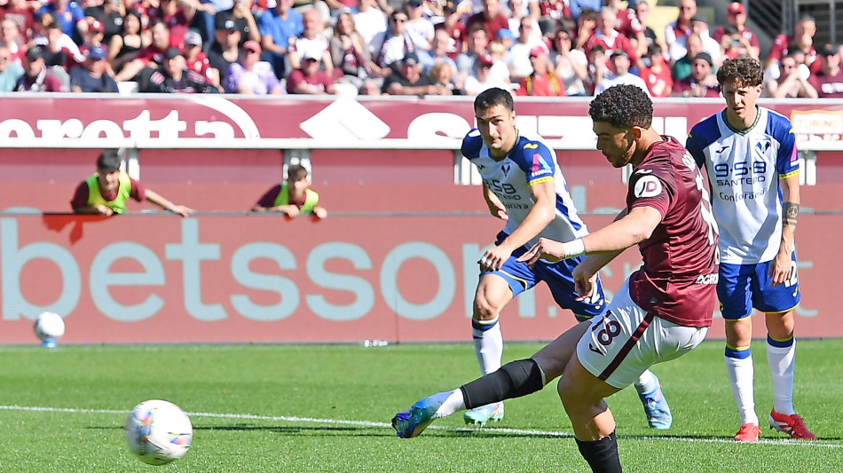 Il Torino riacciuffa il Verona, finisce 1-1