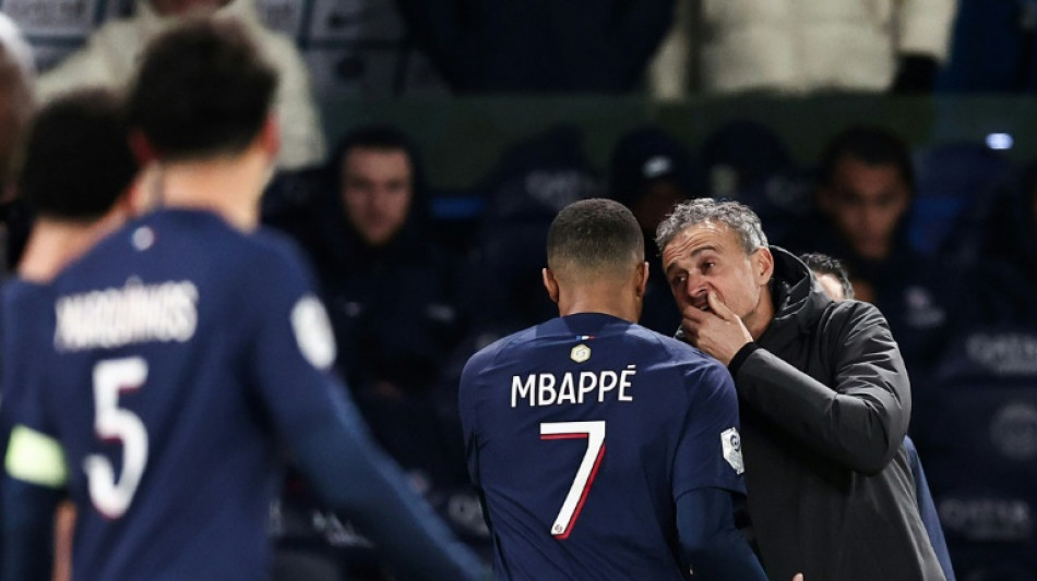 Foot: au PSG, ambiance tendue entre Kylian Mbapp&eacute; et Luis Enrique