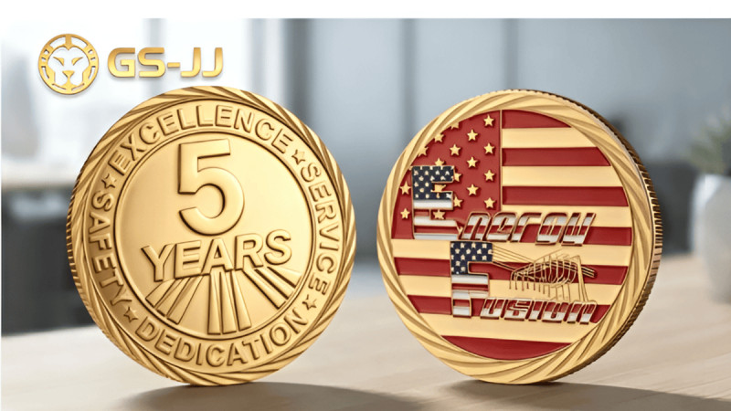 GSJJ Launches ESG-Certified Custom Challenge Coins and Pin Badges