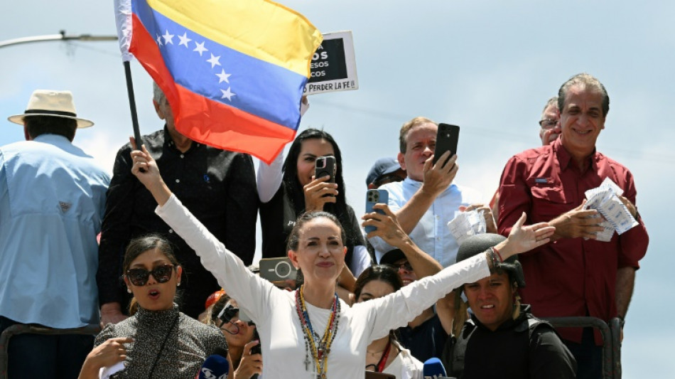 Venezuela: la cheffe de l'opposition appelle &agrave; de nouvelles manifestations le 28 ao&ucirc;t