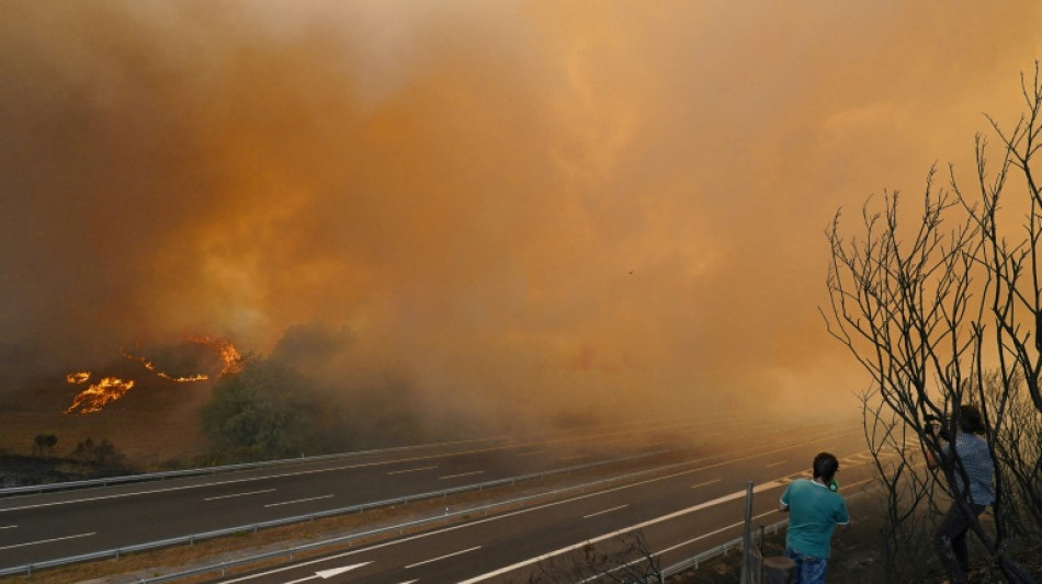 España consumida por incendios forestales en el noroeste y el oeste