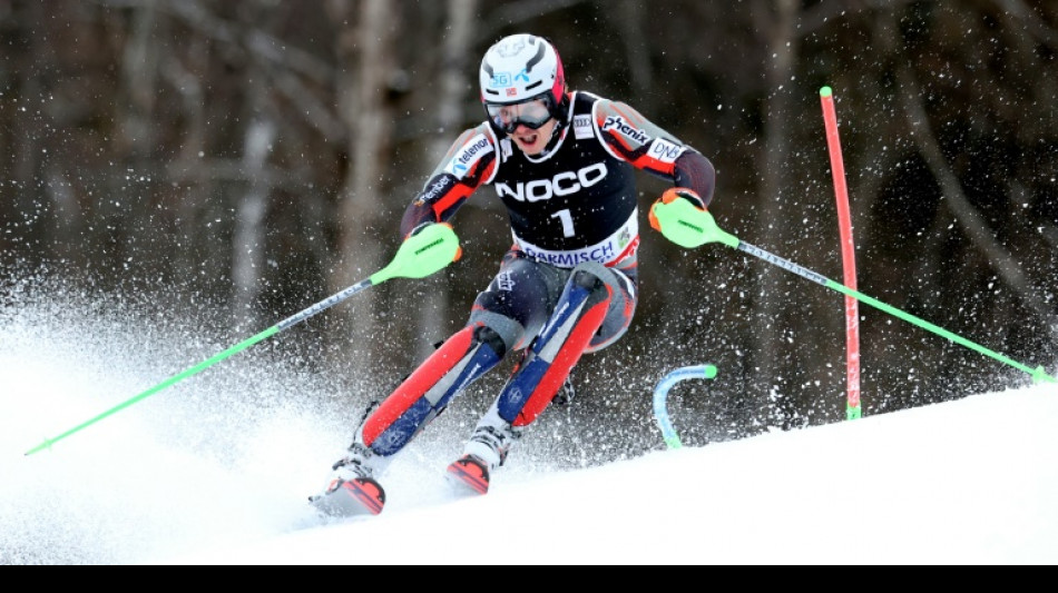 Ski alpin: Kristoffersen gagne le slalom de Garmisch, No&euml;l sorti
