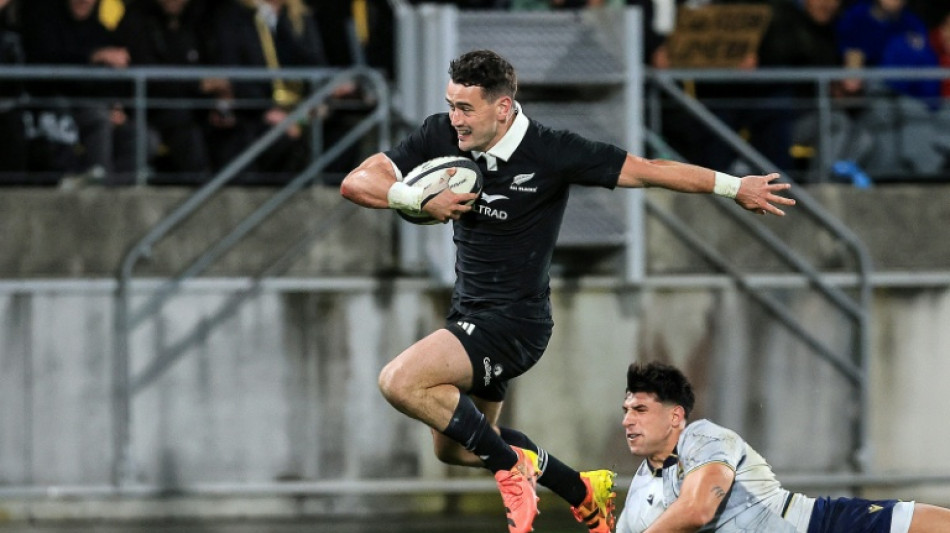 Jordan humbled to break try record as All Blacks rout Italy 47-17