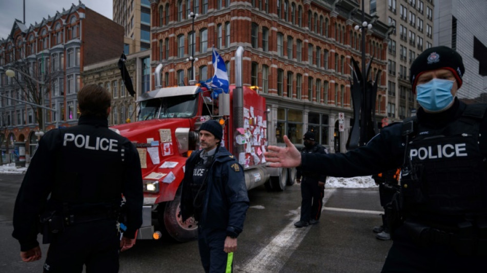 Intervenci&oacute;n policial contra camioneros canadienses en Ottawa es "inminente"