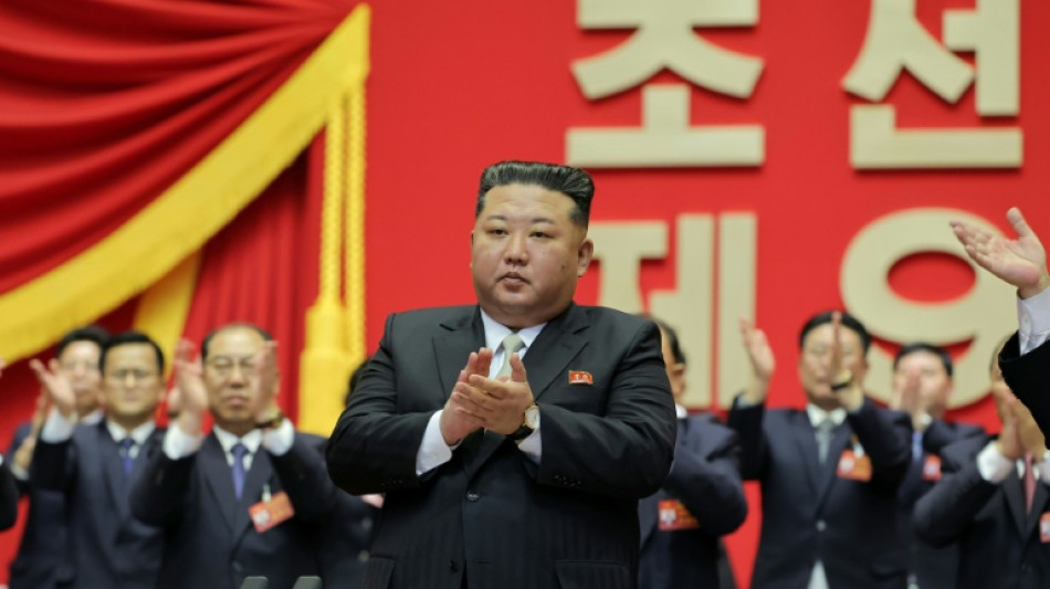 Cor&eacute;e du Nord: Kim Jong Un r&eacute;&eacute;lu sans surprise &agrave; la t&ecirc;te du Parti des travailleurs, selon KCNA