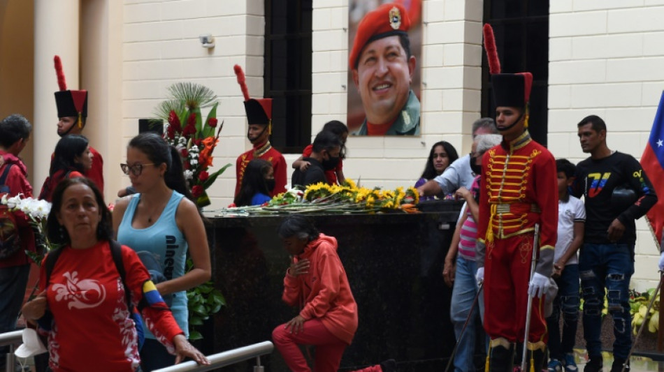 Venezuela: "Chavez est en nous" disent ses partisans dix ans apr&egrave;s sa mort 
