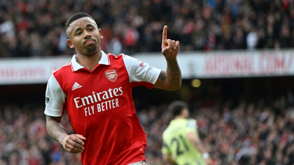 Jesus double lifts 'exceptional' Arsenal eight points clear
