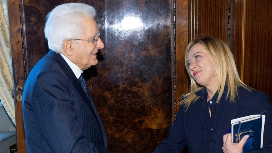 Italie: prestation de serment du gouvernement d'extr&ecirc;me droite de Meloni