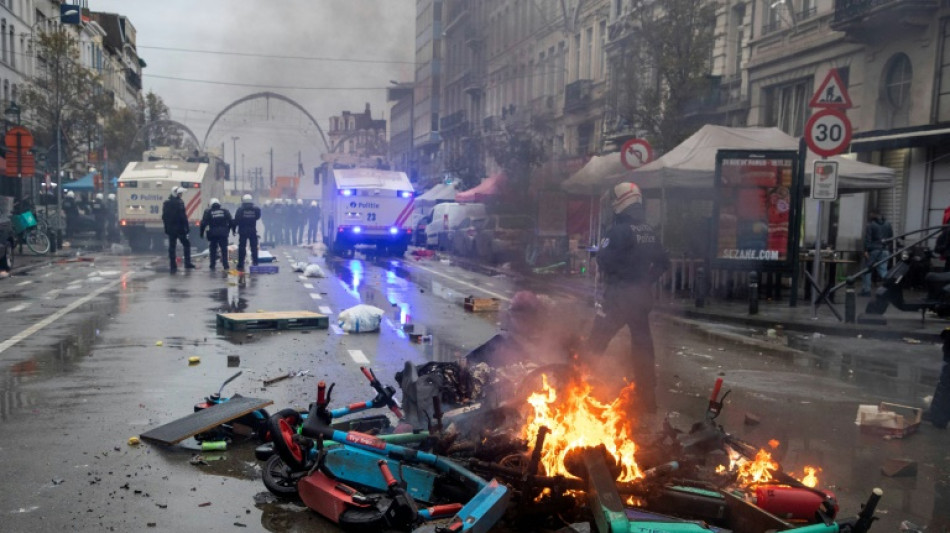 World Cup riots in Brussels after Morocco beat Belgium