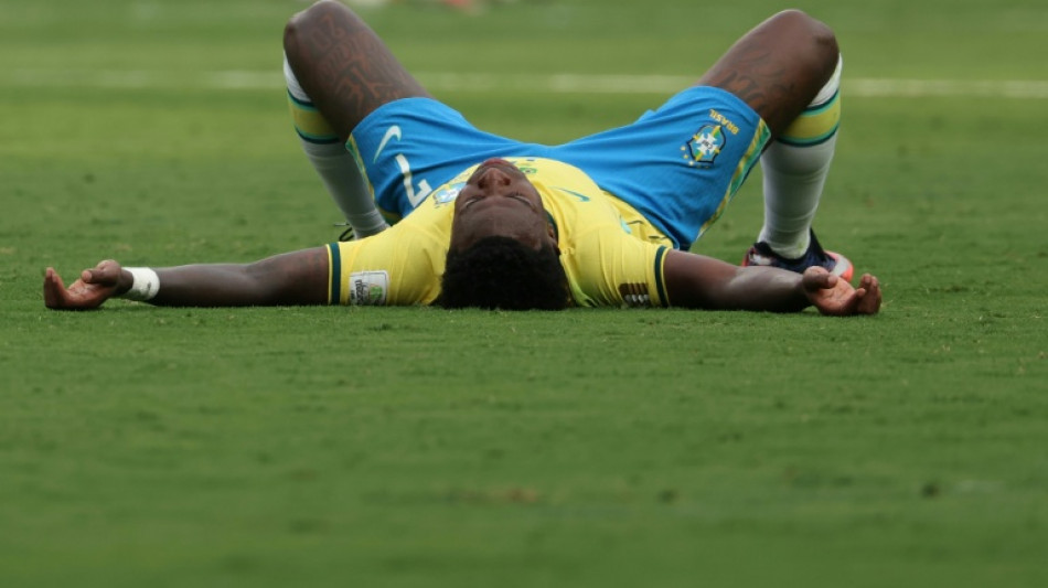 Vinicius apologizes to Brazilians for World Cup 'frustration'