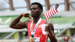 Hurdles record-breaker Tharp says 'sky's the limit'