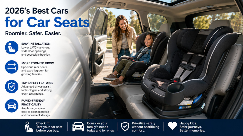 Only two vehicles earn perfect child-seat scores for 2026